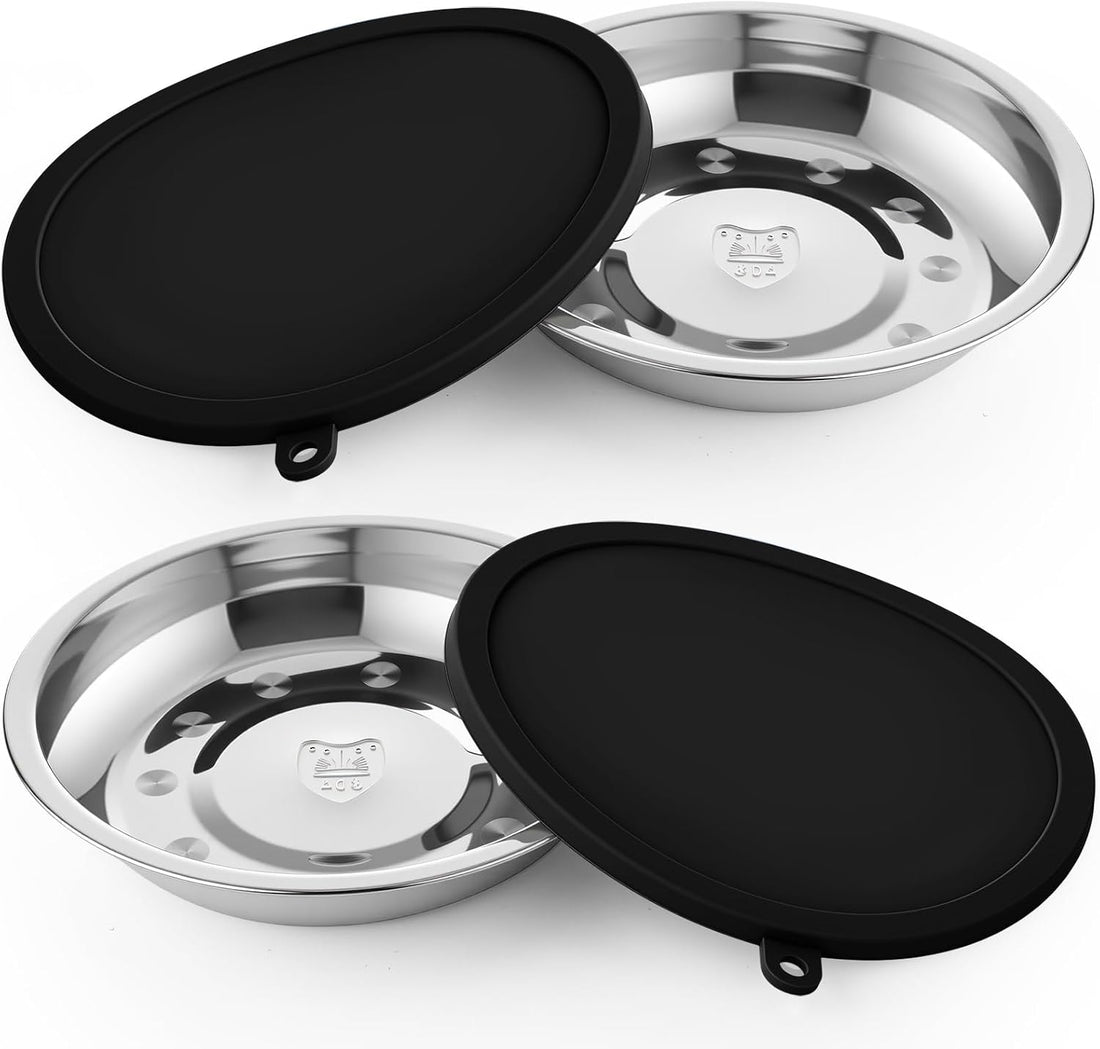 Patelai 4 Pcs Dog Bowl with Lid