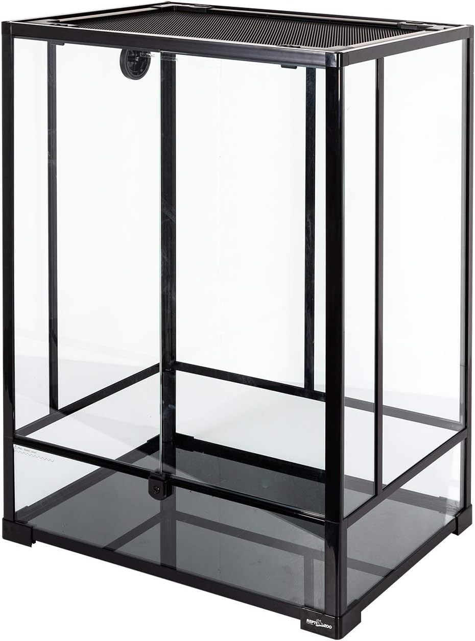 REPTI ZOO 24" x 18" x 36" Reptile Tall Glass Terrarium Rainforest