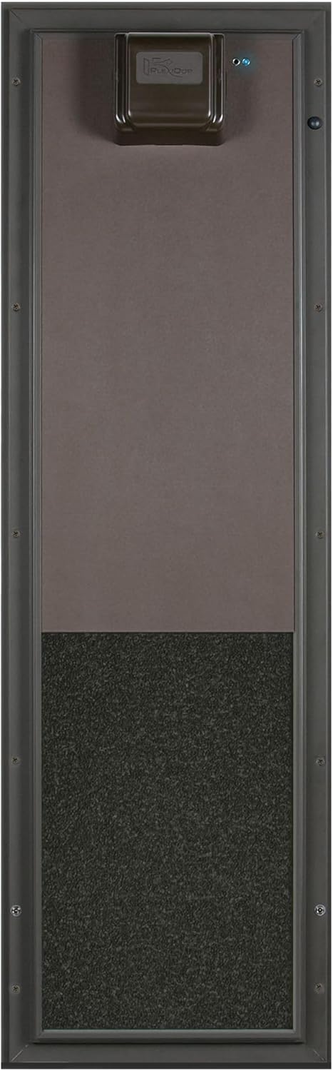PlexiDor Performance Pet Doors Electronic Dog Door Large Bronze Door
