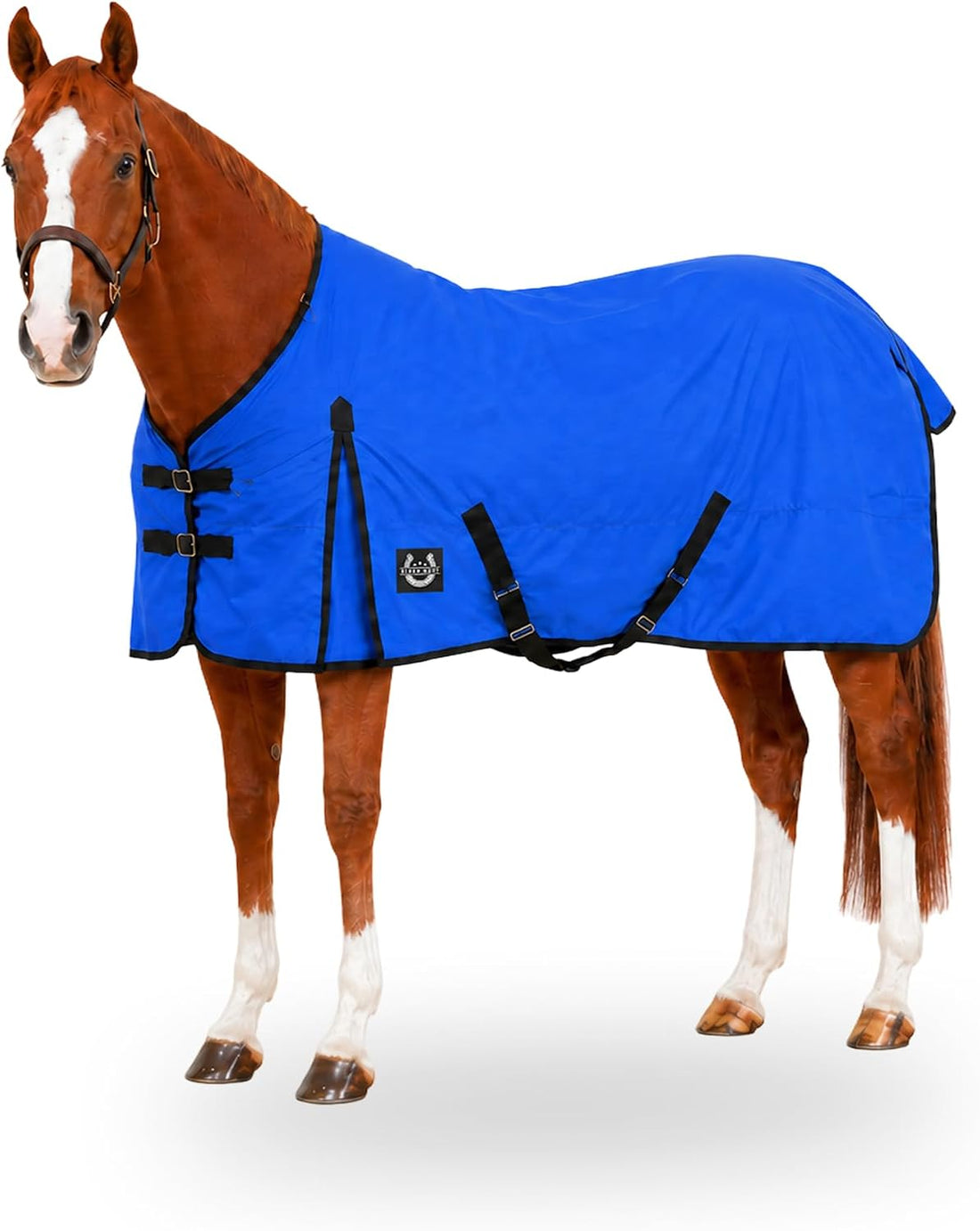 Horse Blanket 600D Ripstop Winter Turnout Blanket, 250 GSM Polyfill