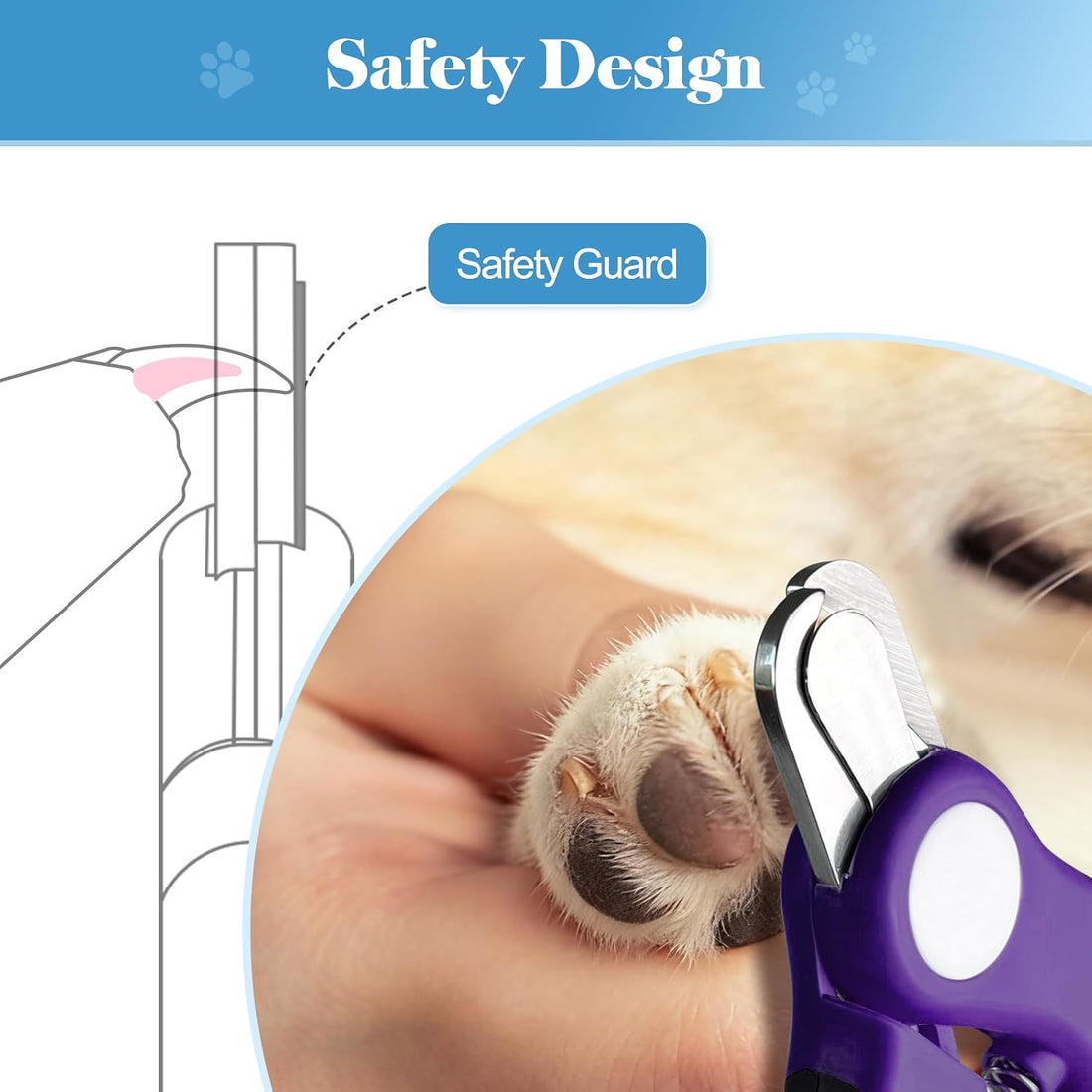 Swihauk Heavy Duty Dog Nail Clippers and Trimmers