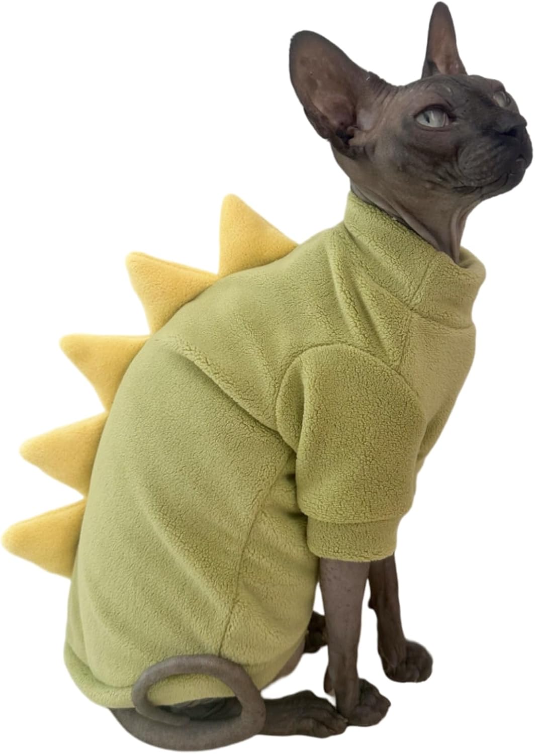 Sky Blue Dinosaur Sphynx Cat Clothes Sweater Hairless Cat Apparel