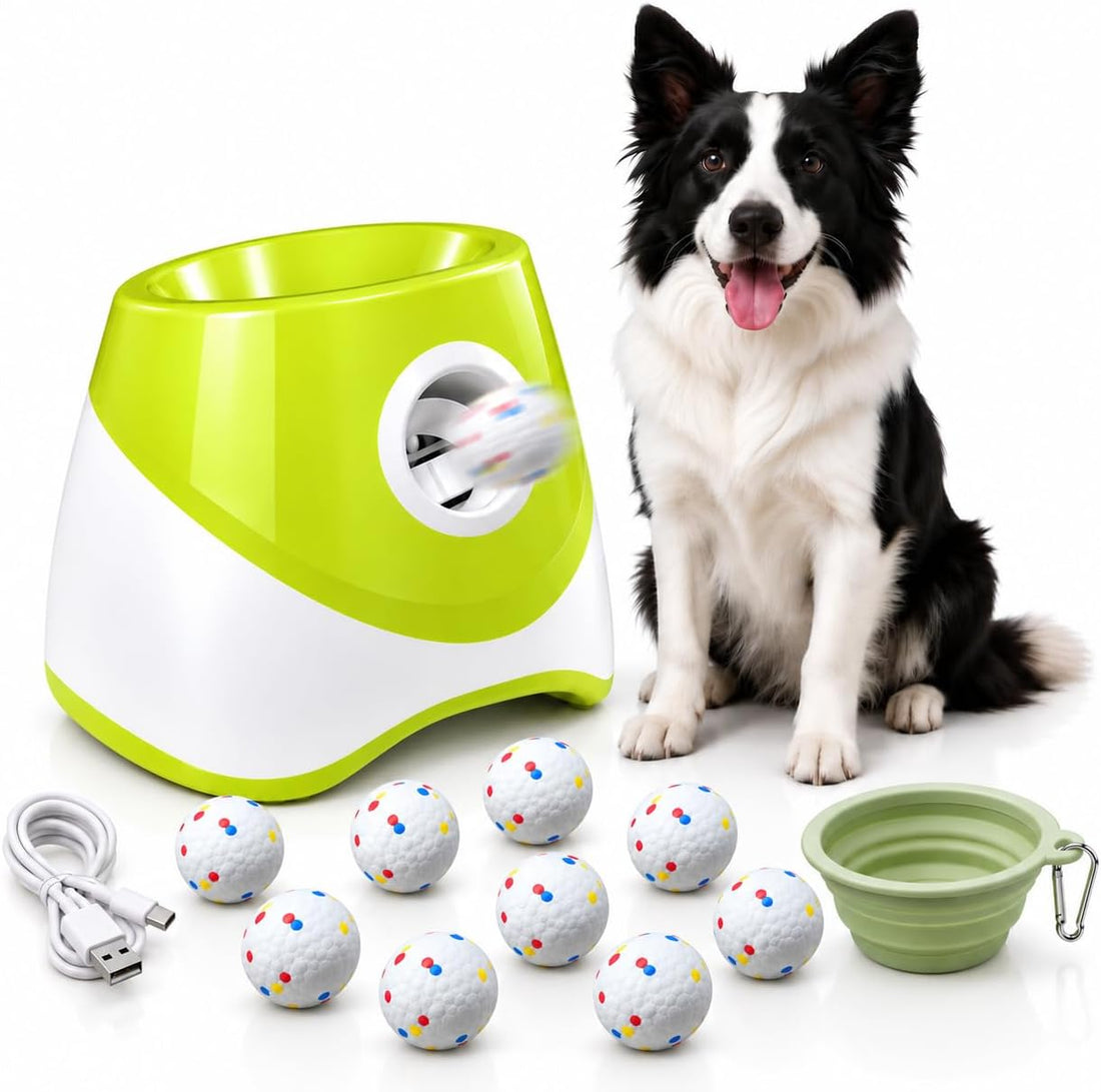 PT5 Automatic Dog Ball Launcher for Small Dogs