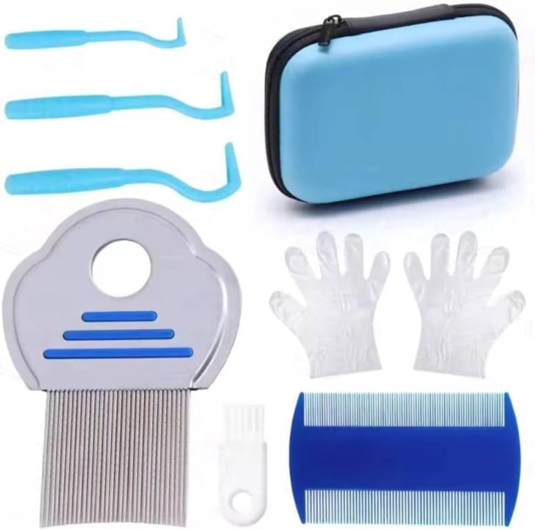 Flea Comb for Dogs Cats & Humans | Lice Comb & Nit Removal Comb