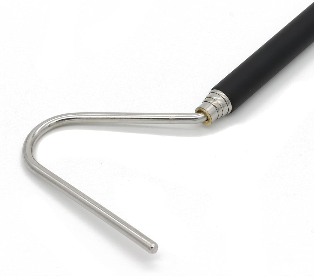 JIHAQUA Stainless Steel Extensible Snake Hook, 26 inch Reptile Hook
