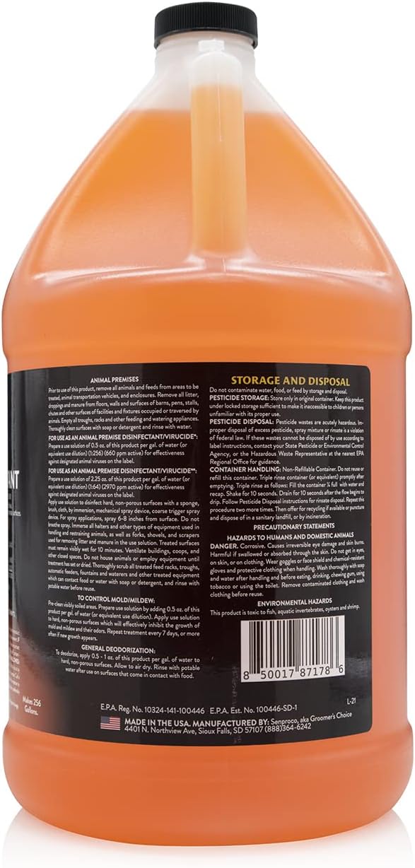 Petology 256:1 Pet Disinfectant and Deodorizer, Fresh and Clean