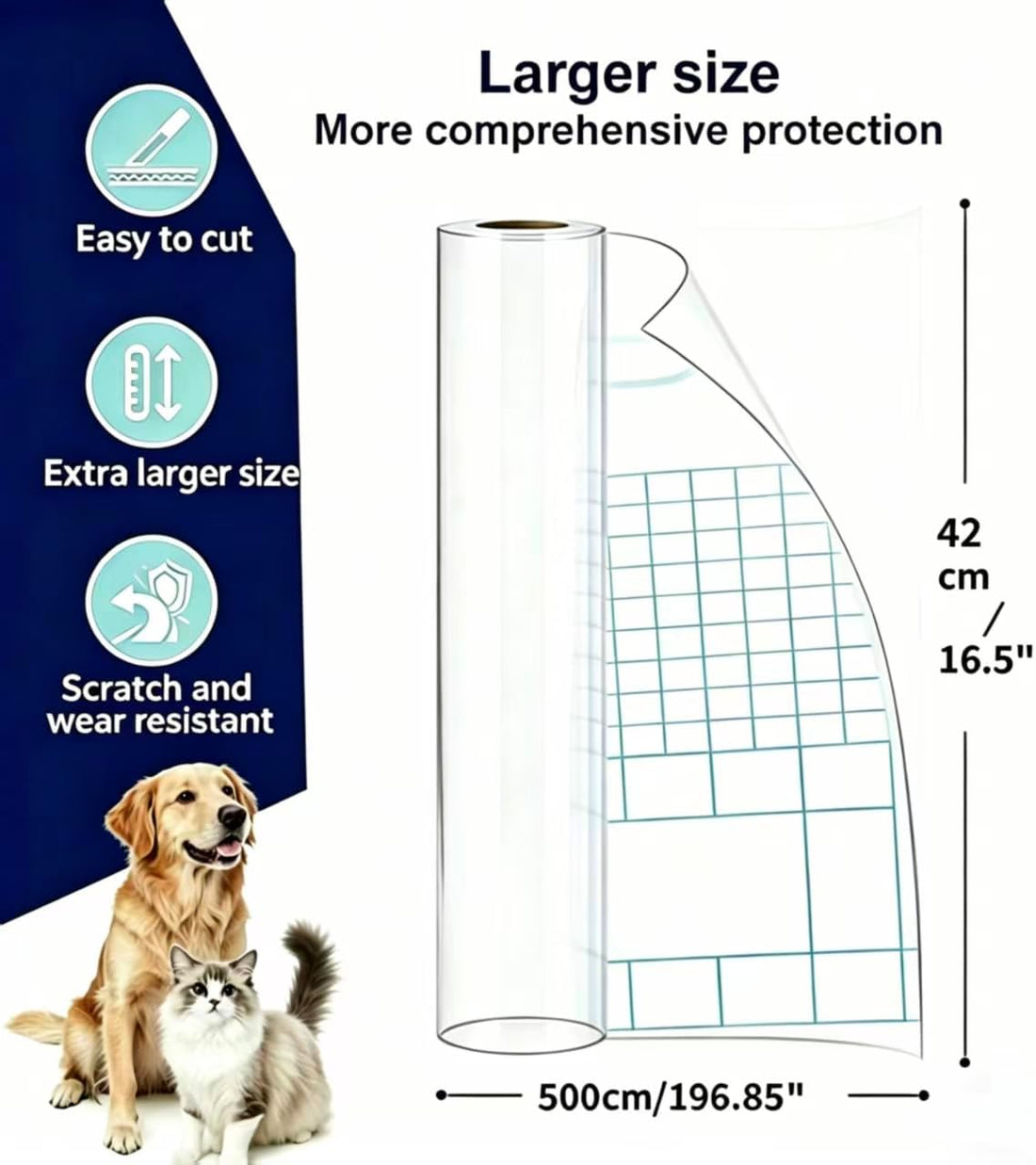 Cat Scratch Furniture Protector for Couch