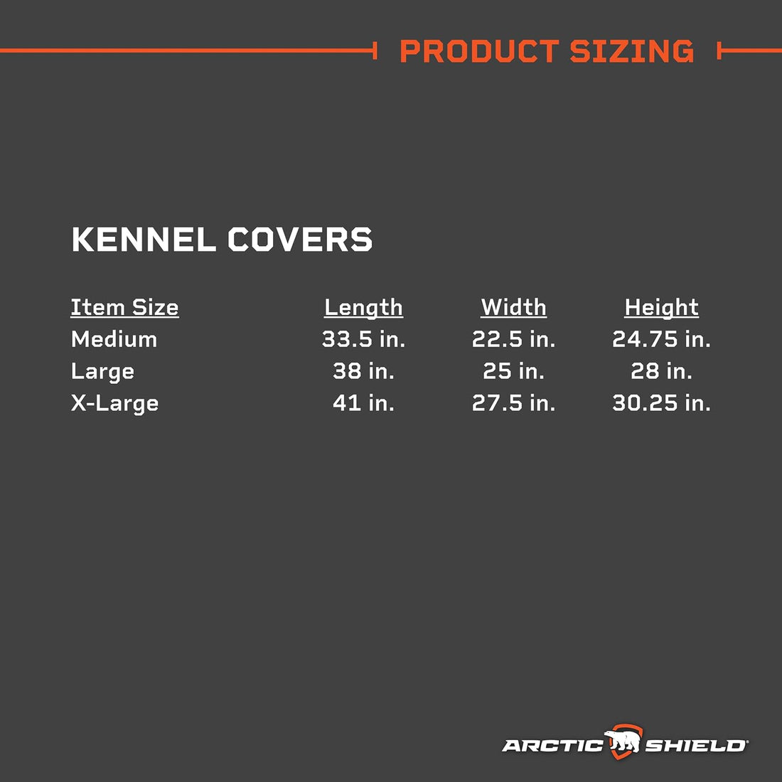 ArcticShield Uninsulated Kennel Cover