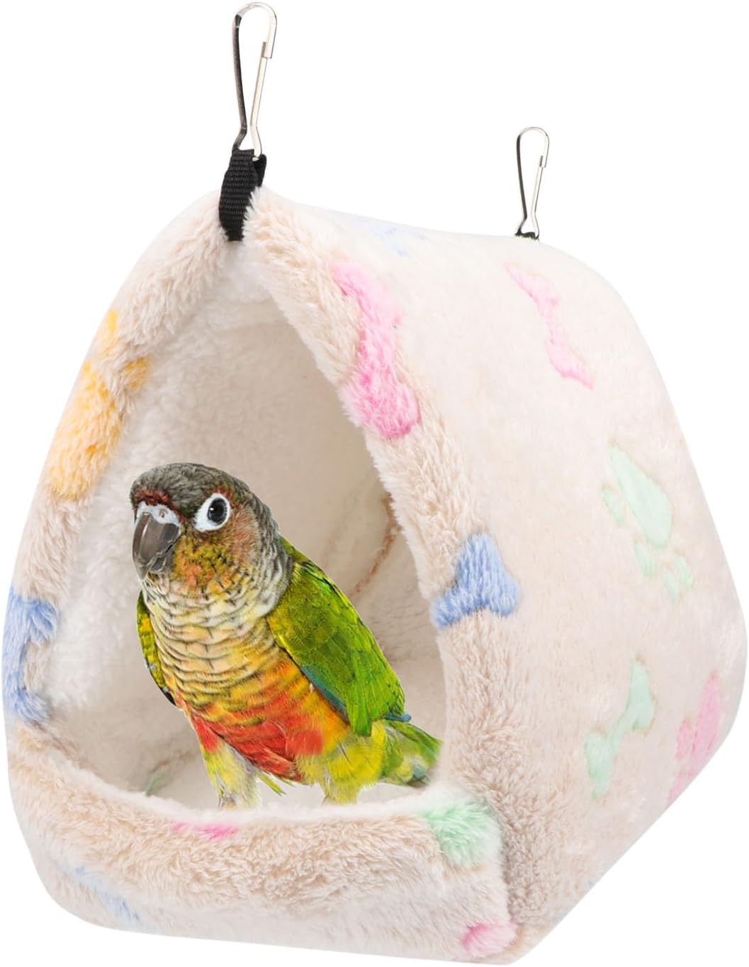 Hypeety Winter Warm Bird Nest Triangle Cotton Thick Bird Shed Hut
