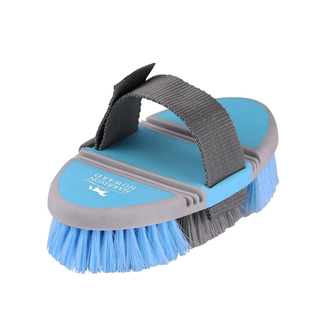 Harrison Howard Flexible Finish Horse Grooming Brush, Bendable Brush