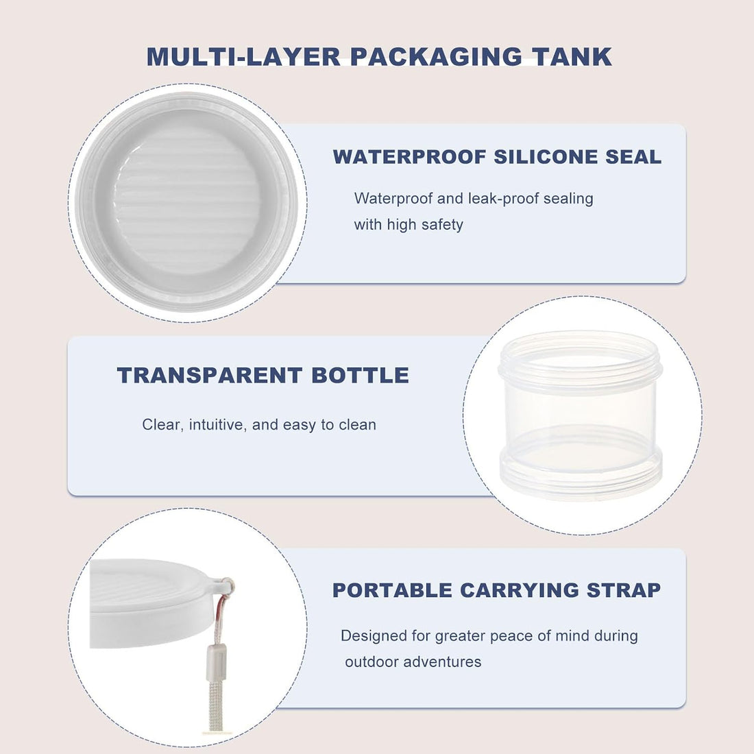 2025 Upgraded Airtight Dog Treat Container
