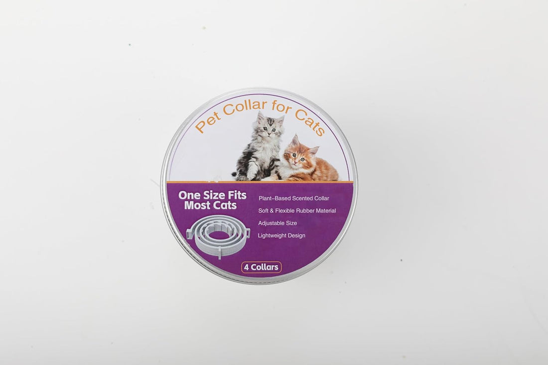 4 Pack Cats Flea & Tick Collars Long-Lasting Waterproof Collar