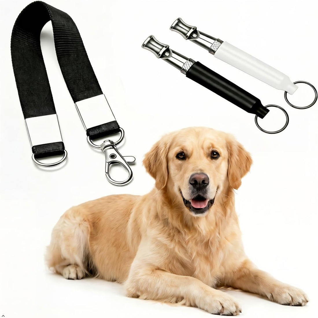 2-Pack Adjustable Ultrasonic Dog Whistles