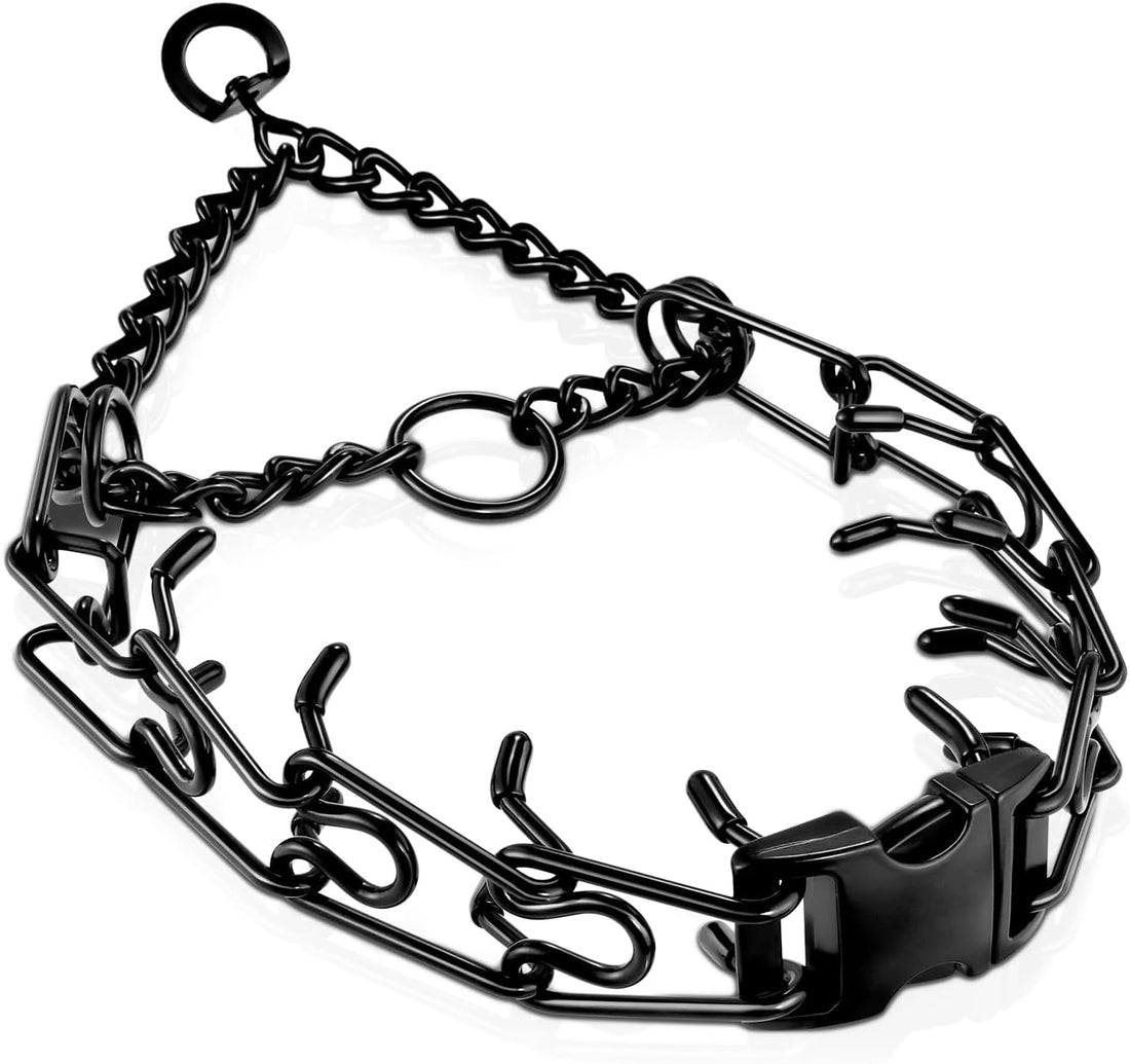 Pinch Collar for Dogs, Prong Training Collar with Quick Release