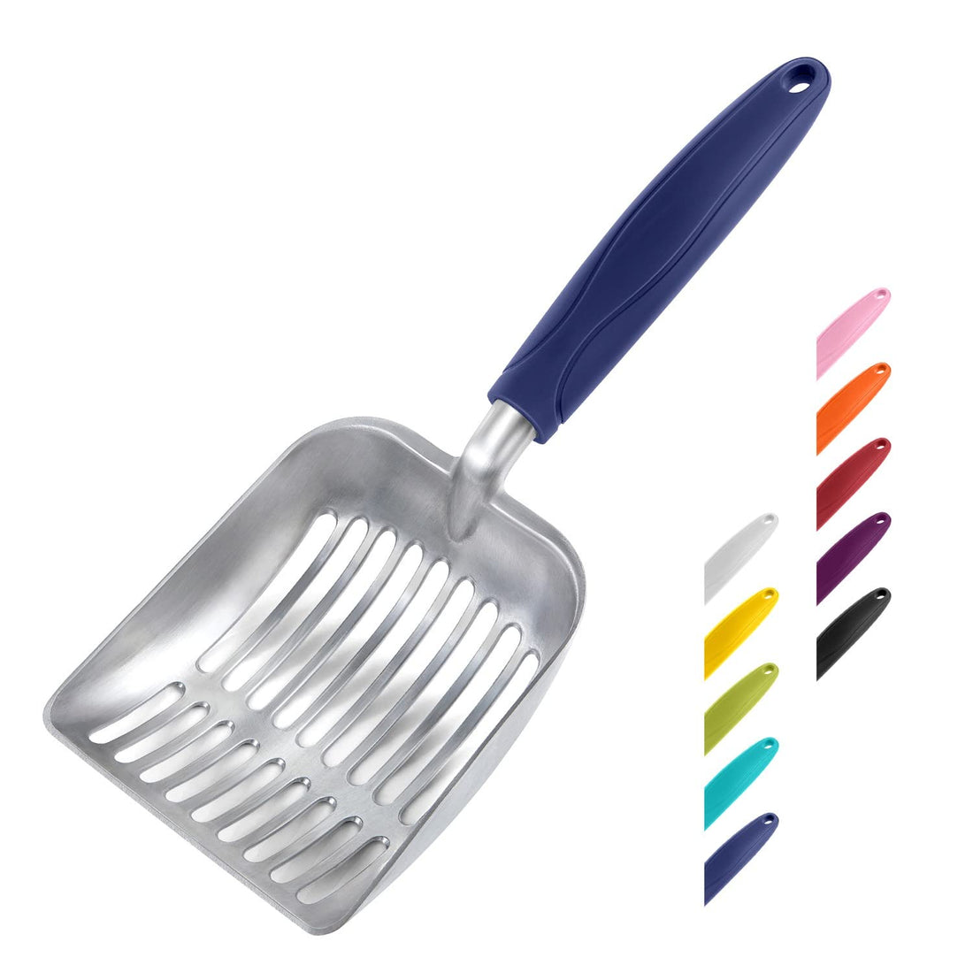 WePet Cat Litter Scoop, Aluminum Alloy Sifter, Kitty Metal Scooper