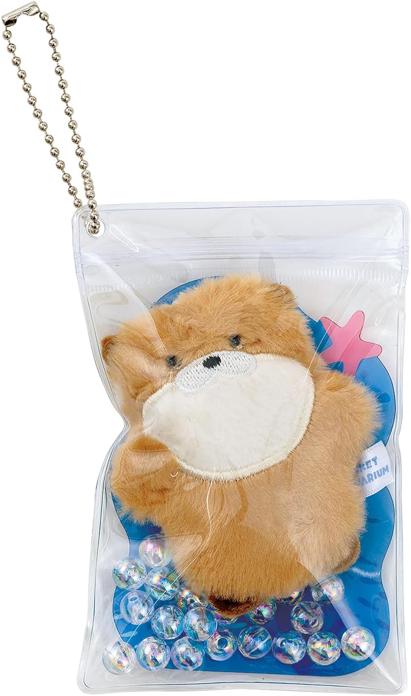 Ribuha Ao 47901-20 Mascot Charm, Pocket Aquarium, Crab, Cute