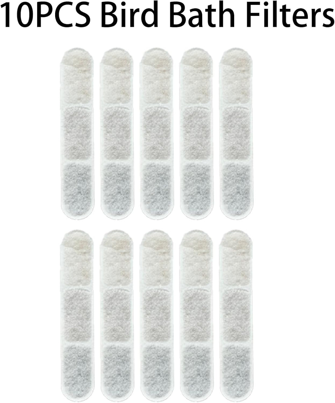 YOOSO WING 10PCS USB Water Circulation Bird Baths for Cage Filter