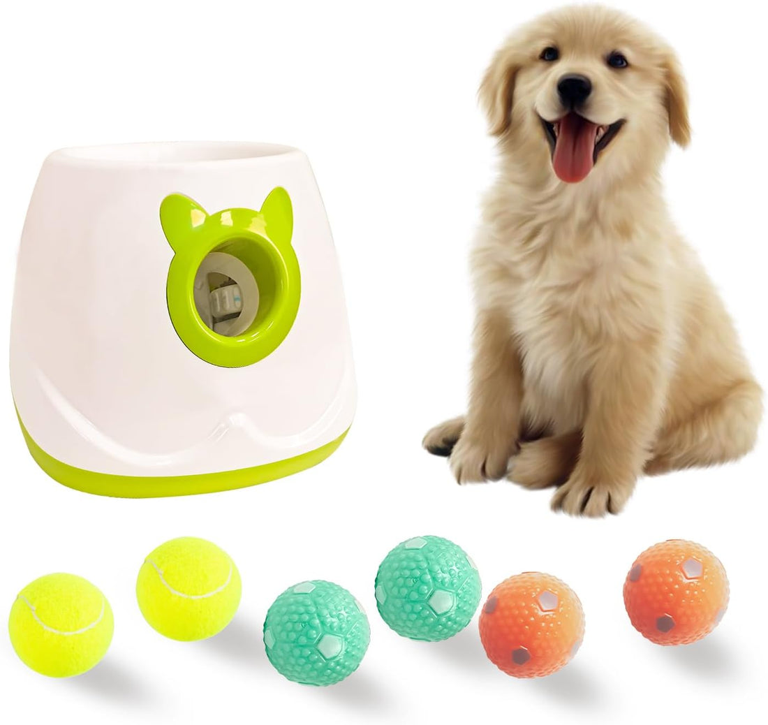BESTHLS Automatic Dog Ball Launcher Tennis Ball Thrower Machine