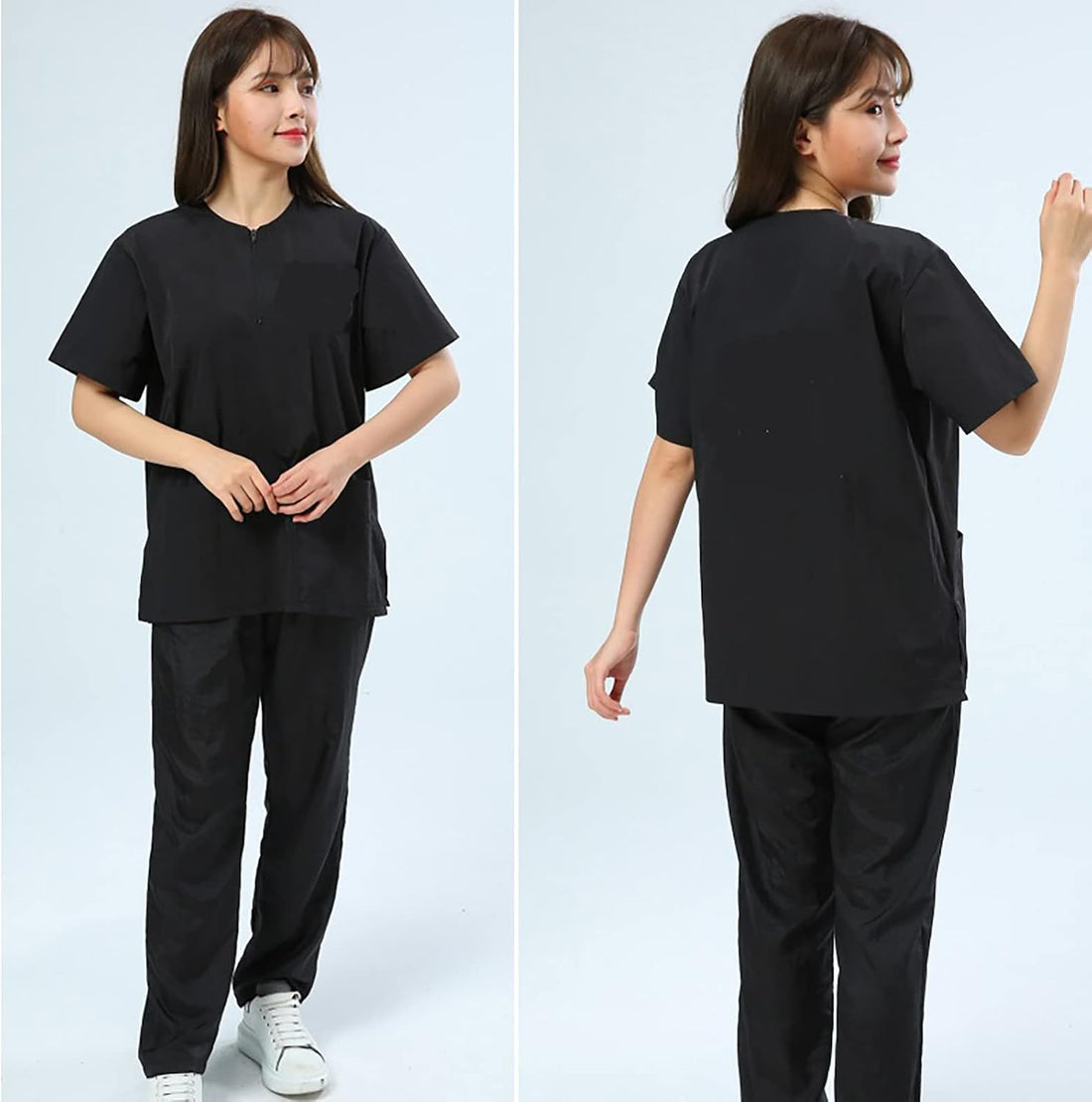 Gliitatu Dog Grooming Smock Barber Jackets for Women Men Professional