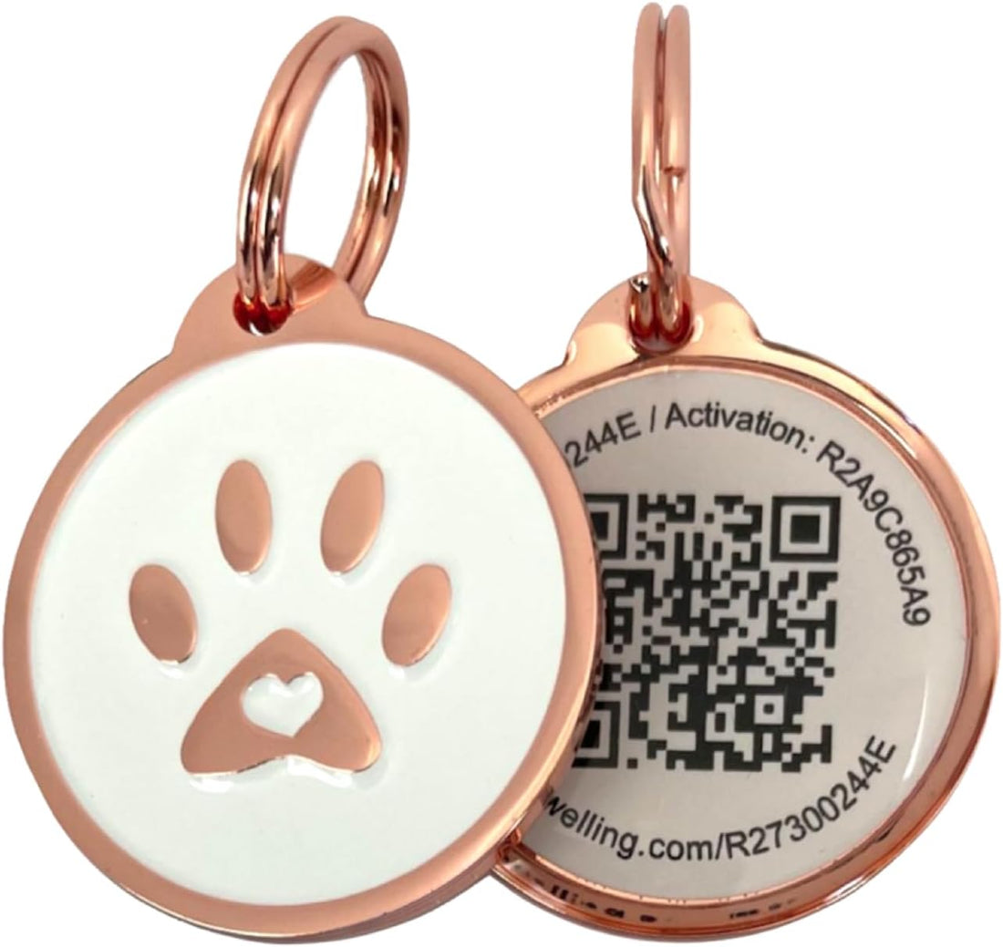 Pet Dwelling Easy Scan QR Code Pet ID Tag for Dogs & Cats