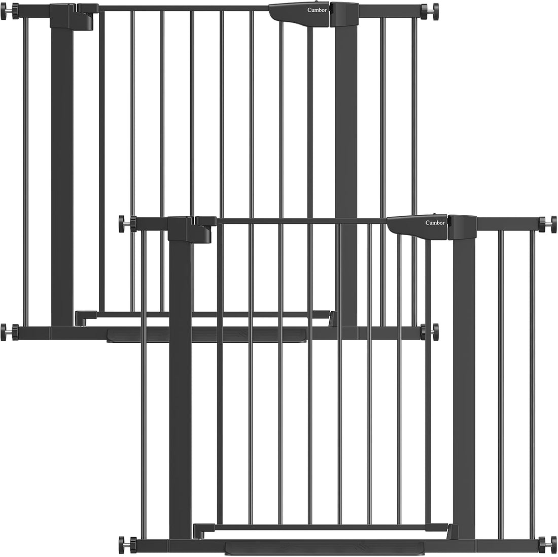 Cumbor 30-48 in Baby Gate for Stairs, Auto Close Dog Gate Indoor