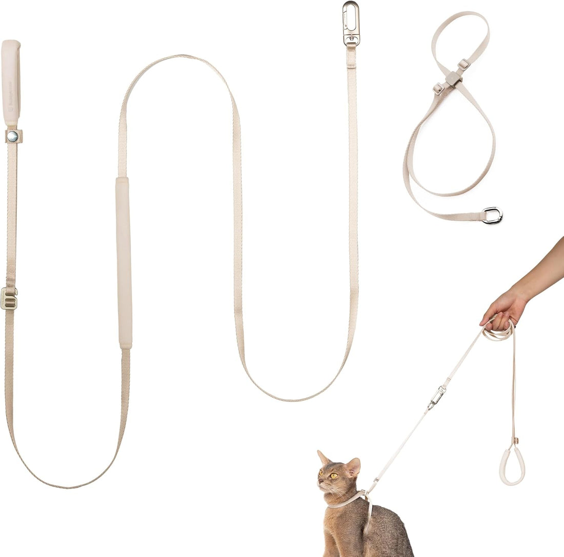 Escape Proof Cat Harness and Lightweight Leash Set