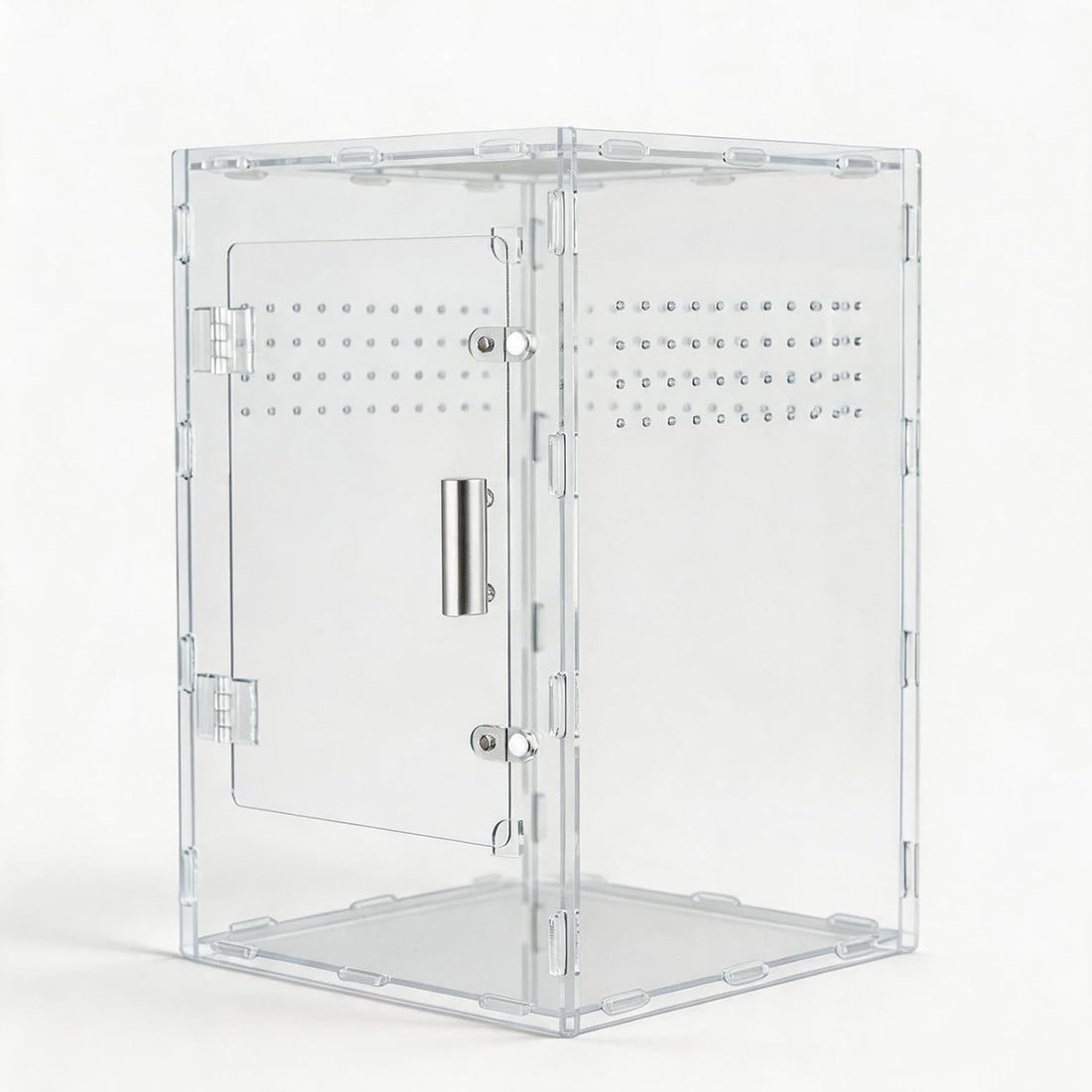 8x8x12 Acrylic Reptile Enclosure - Clear Terrarium Geckos Spiders