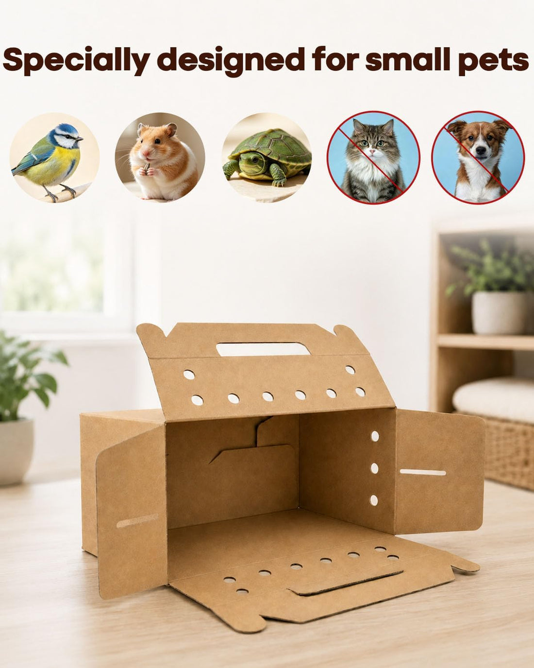 12 Pack Cardboard Pet Carrier