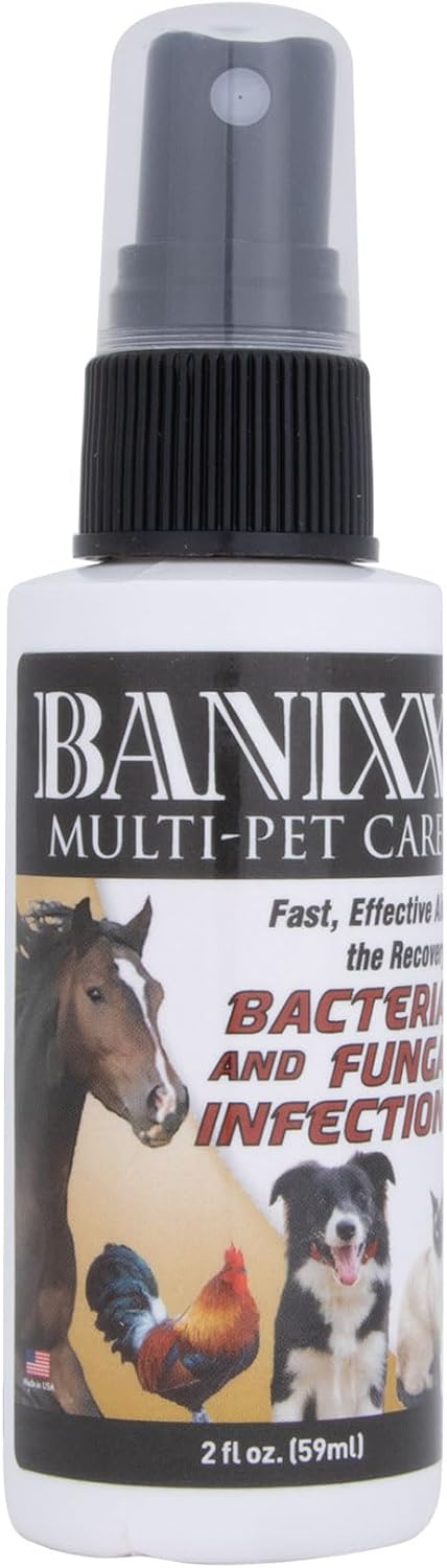 BANIXX Horse and Pet Care Spray for Horses, Dogs and Cats