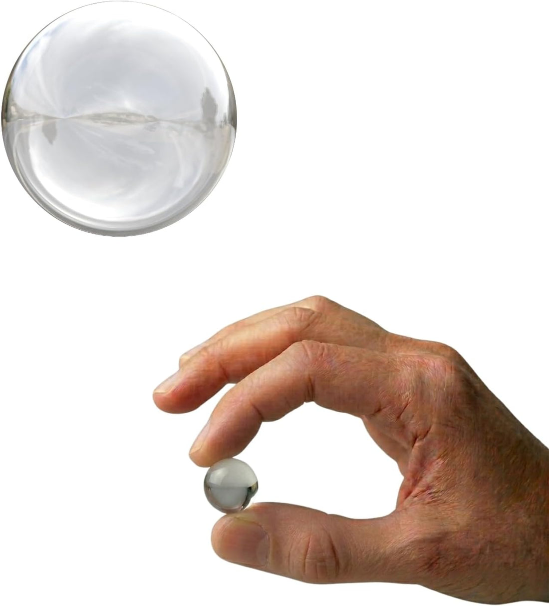 Terporium Quartz Sphere Marble | Single 20mm Clear Marble