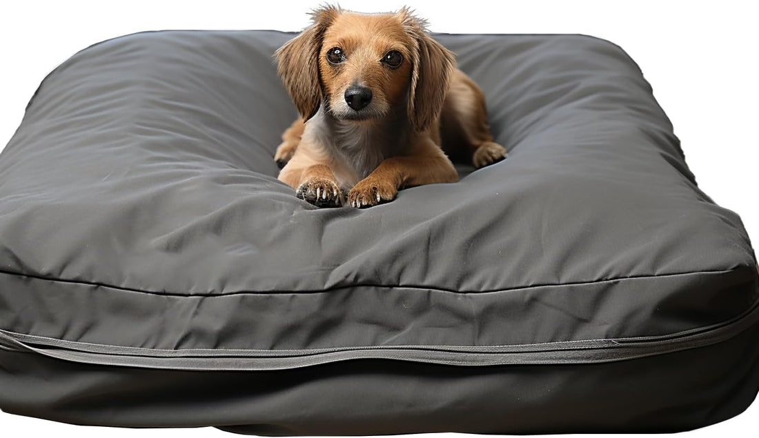 Dog Bed Covers 36L × 27W × 3H Inch Washable Grey Thickened Waterproof