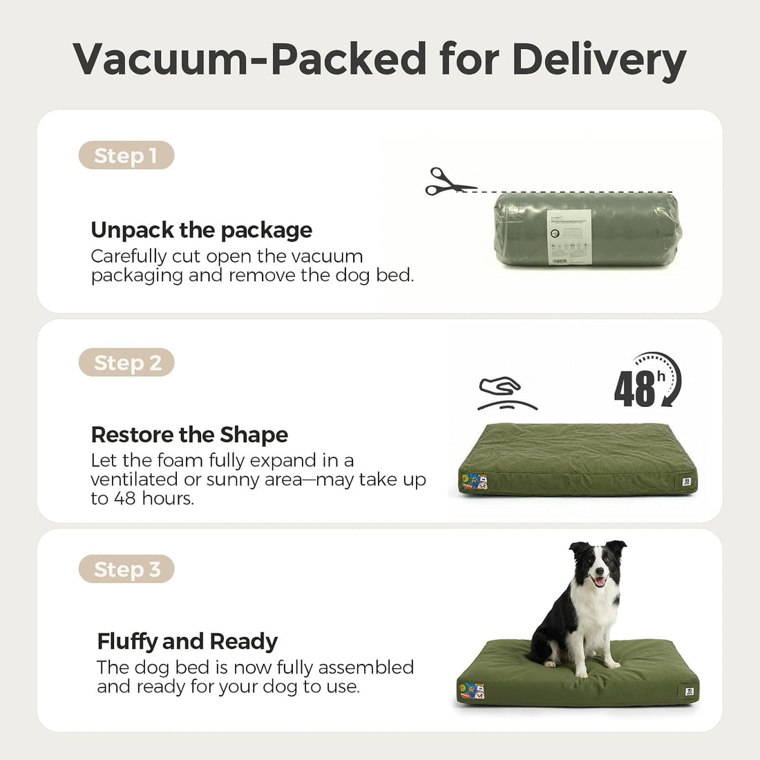 Sytopia42 Inch Indestructible Dog Bed for Aggressive Chewers