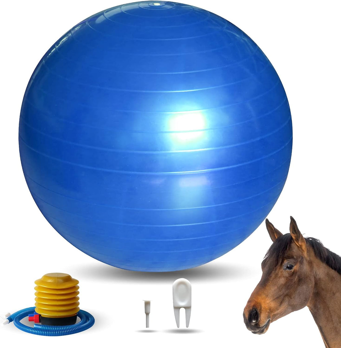 40 Inch Horse Play Ball, Blue