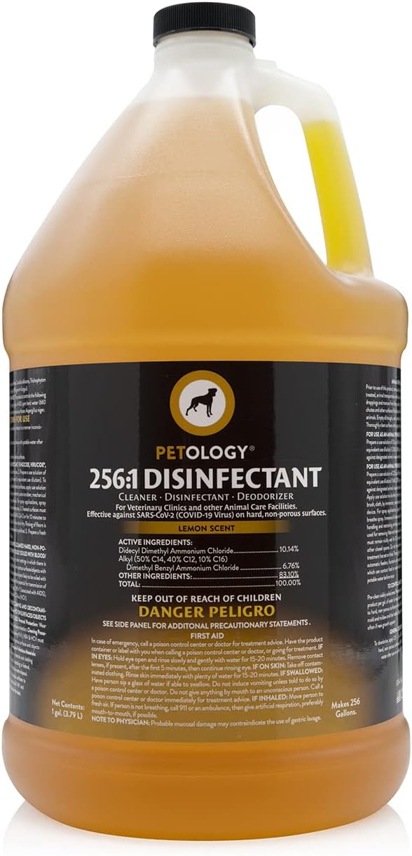 Petology 256:1 Pet Disinfectant and Deodorizer, Fresh and Clean