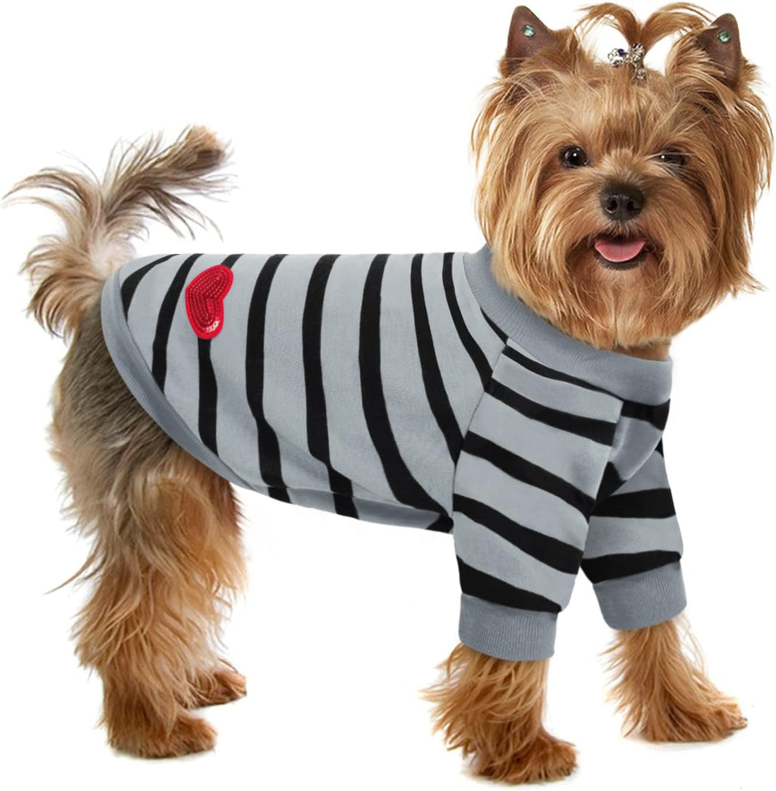 Dog Shirts for Medium Dogs, Striped T-Shirt Dog Tank Top