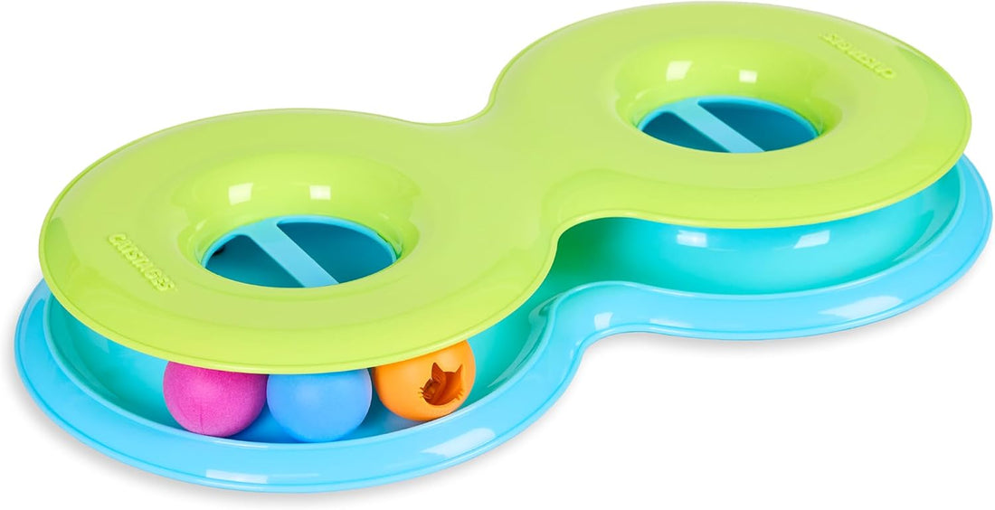 Catstages Infinity Ball Track for Cats, 3 Balls Included, 17.4"