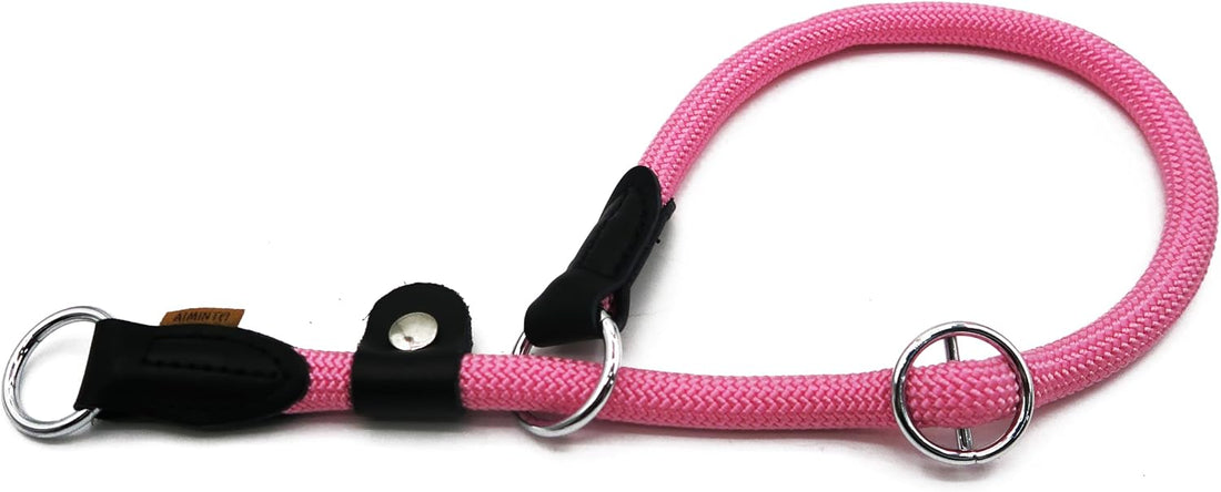 Braided Round Martingale Dog Collar