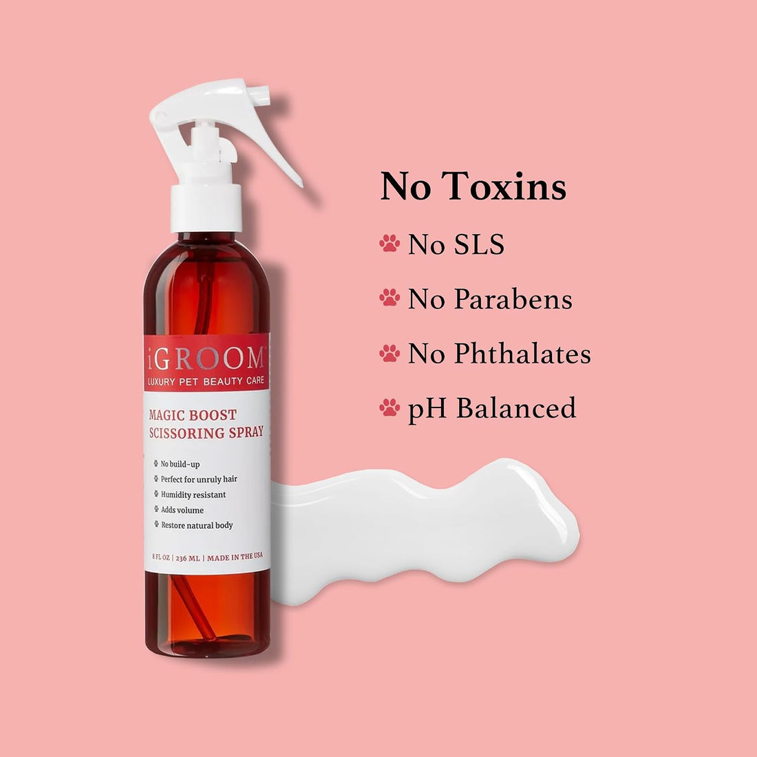 iGroom Magic Boost Dog Scissoring Spray, Luxury Pet Beauty Care