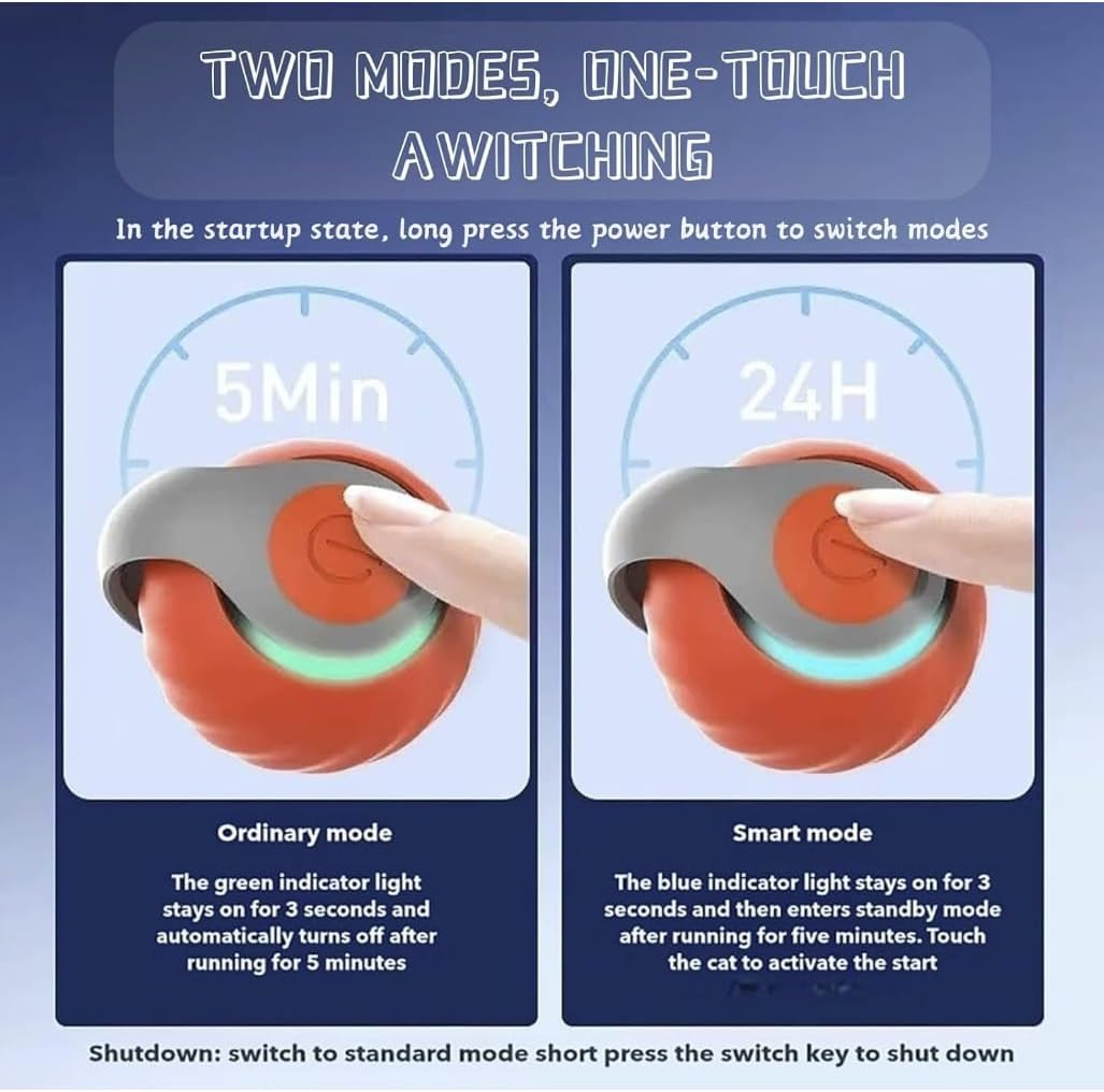 AMATFFUG 2 Packs Speediest Tail 2.0 Cat Toy,Interactive