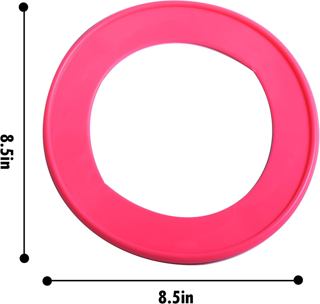 Dog Flying Disc, 2 Pack Dog Frisbee Toy Gift Set for Medium & Large