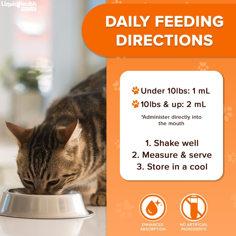 LIQUIDHEALTH Pets Liquid Cat Glucosamine Joint Purr-Fection