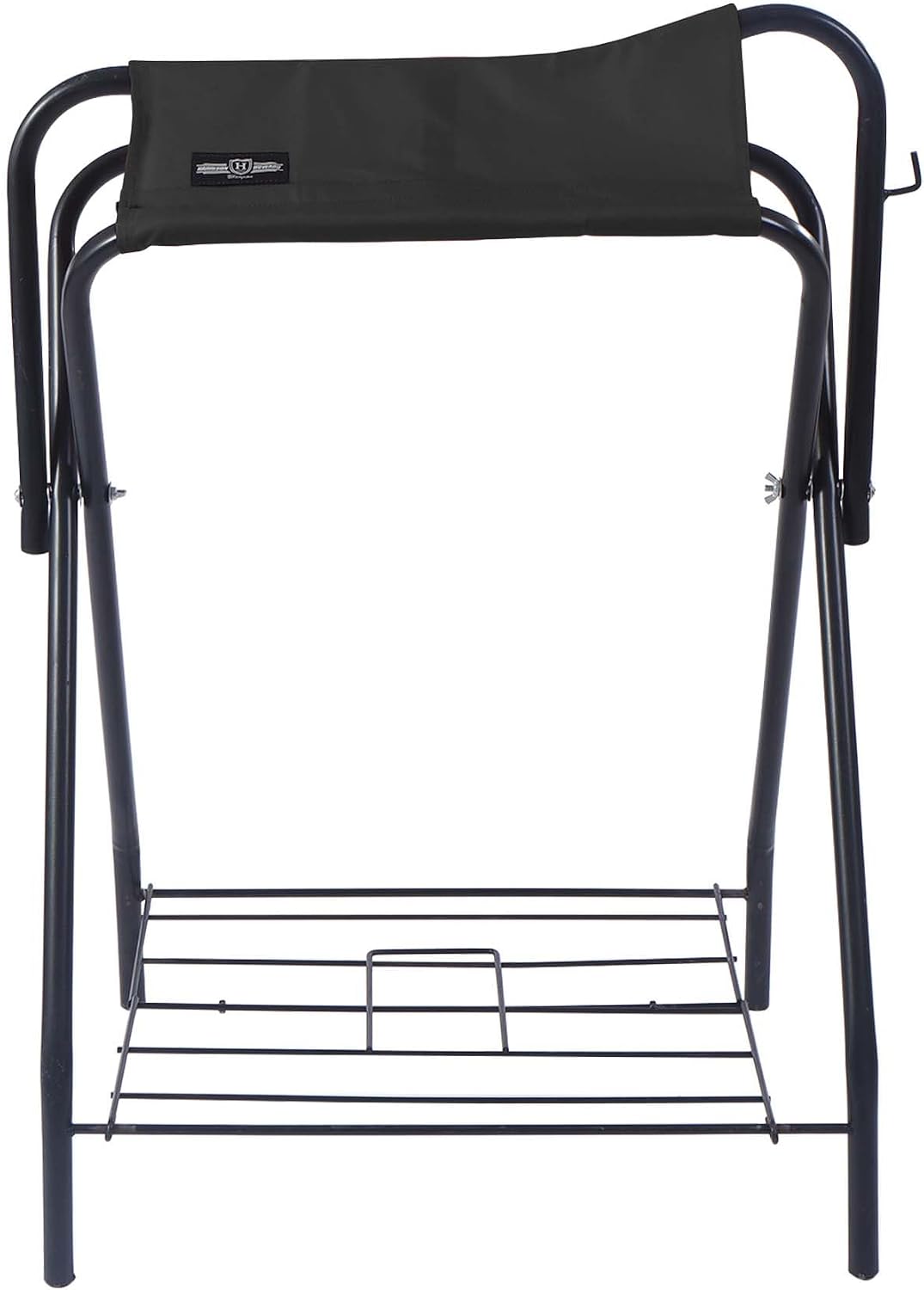 Harrison Howard Freestanding Horse Saddle Rack, w/Supportive Fabric