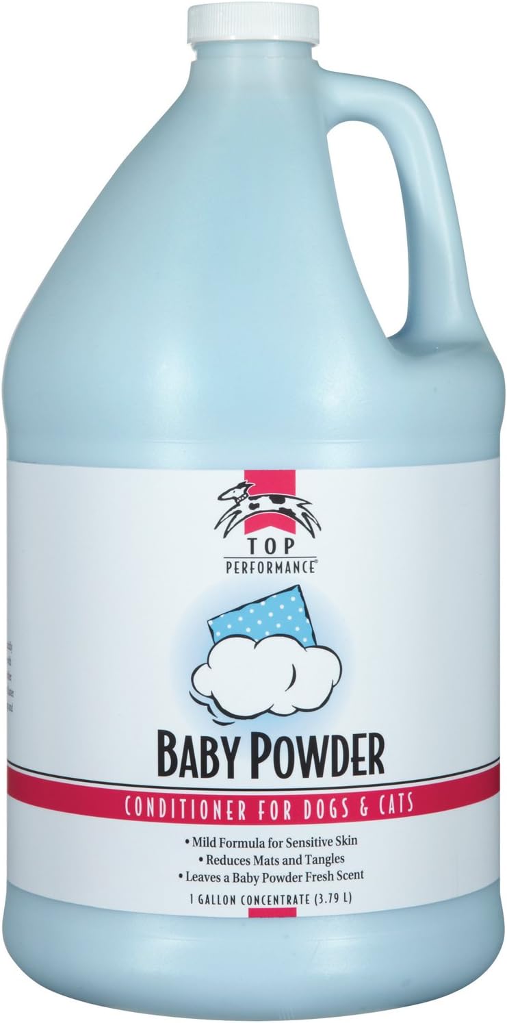 Top Performance Baby Powder Pet Conditioner, 17-Ounce, 17 Ounce