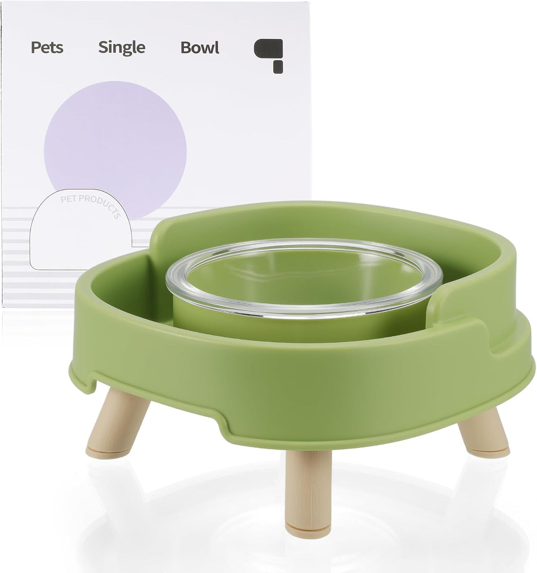 Ant Proof Cat Food Bowl, Non-Slip Elevated Cat Feeding Bowl