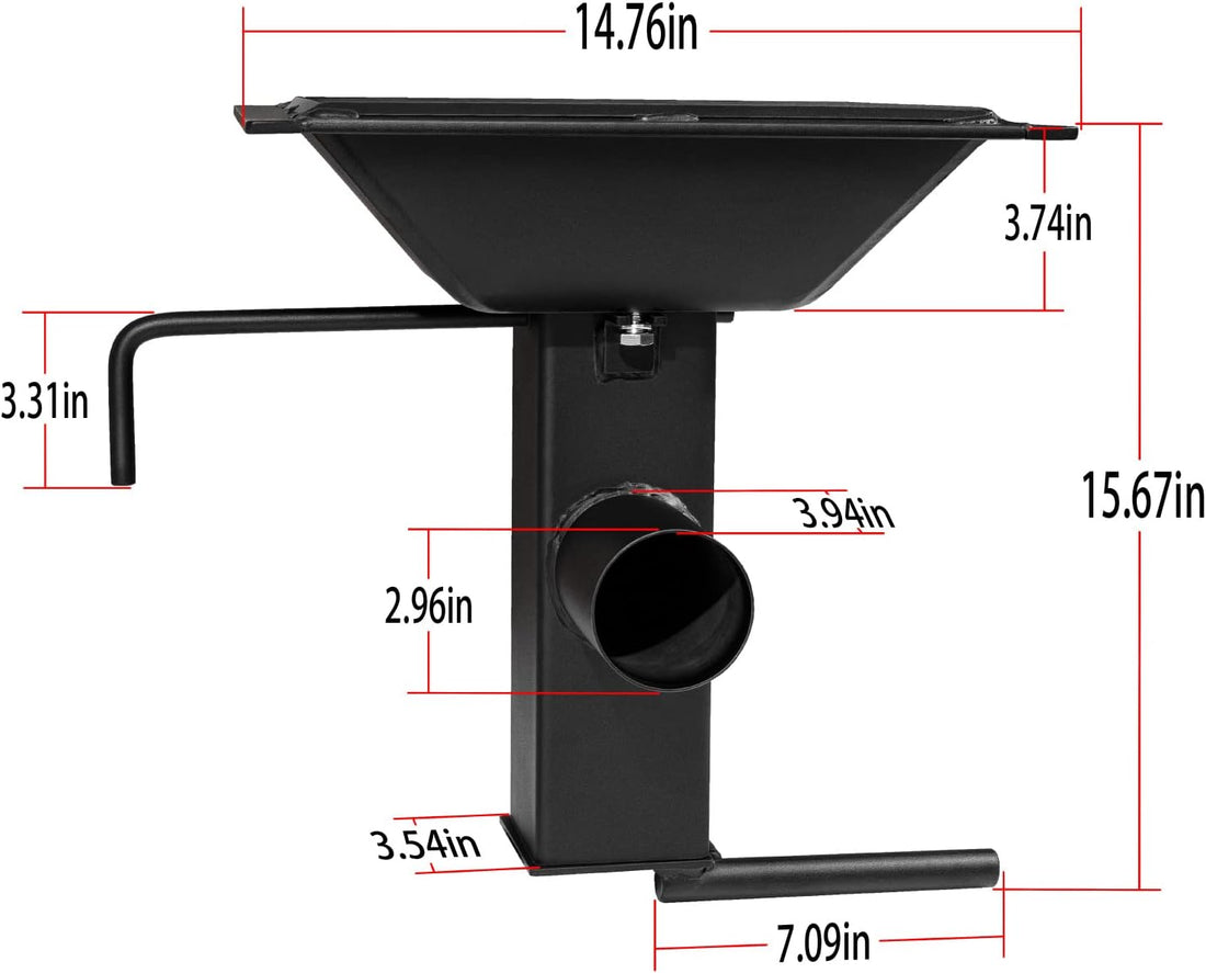 10x12 Inch Welded Blacksmith Firepot 2600F Rated Forging Blacksmith