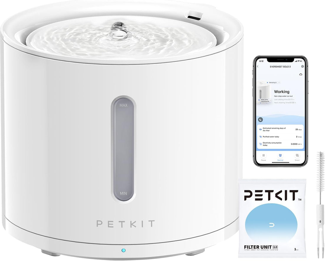 PETKIT EVERSWEET Solo 2 Cat Water Fountain Ultra Quiet Wireless Pump