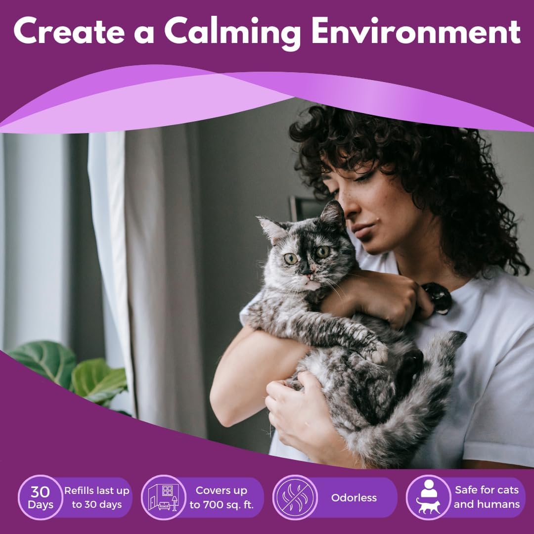 Cat Pheromone Diffuser Refill - 4 Pack Pheromones Refills