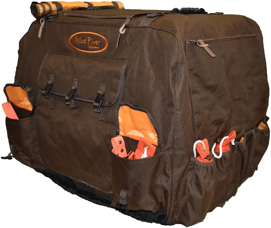 Mud River Dixie Kennel Cover, Brown, Medium