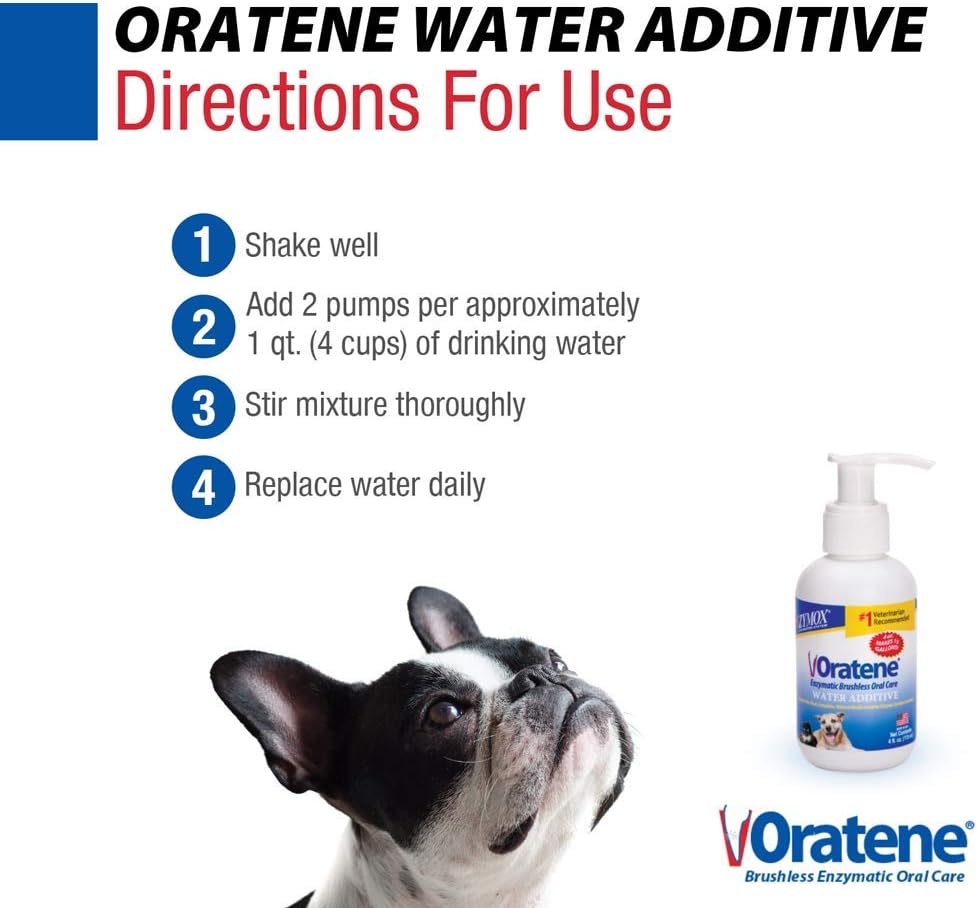 PET King Brands Zymox Oratene Water Additive Enzymatic Brushless Oral