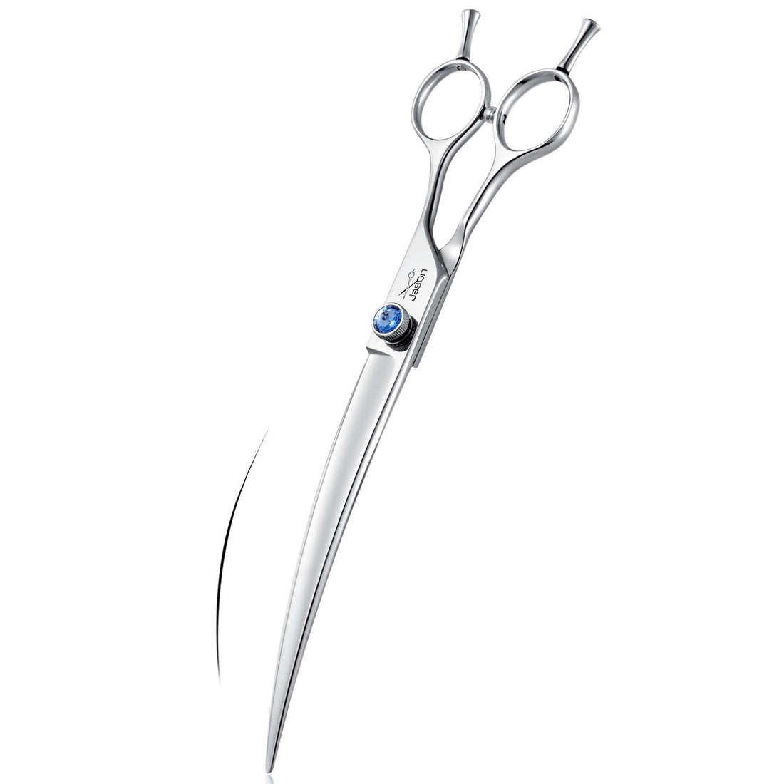JASON 8" Curved Dog Grooming Scissors Ergonomic Pets Cats Trimming